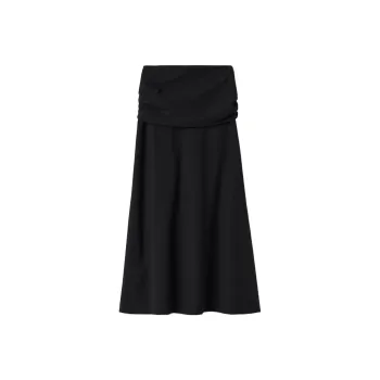 TOTEME Casual Long Skirts Women's Black