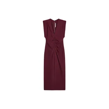 ZARA Valentine's Day Collection Sleeveless Dresses Women's Burgundy