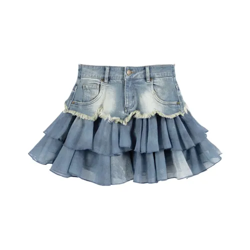 Ladiesfirst Denim Short Skirts Women's