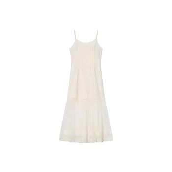ELF SACK Slip Dress Women's Sweet White