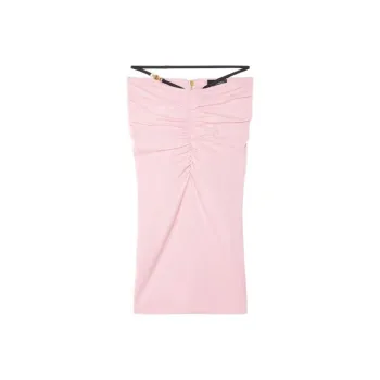 VERSACE Medusa Midi Pencil Skirt 'Rose'