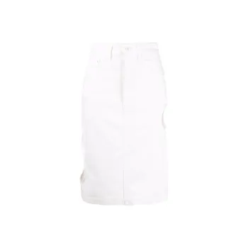 OFF WHITE Casual Long Skirts Women's White