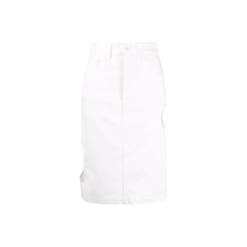 OFF WHITE Casual Long Skirts Women's White-0