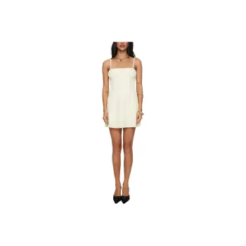 PRINCESS POLLY MELROSE NIGHTS MINI DRESS Slip Dresses Women's CREAM/Cream