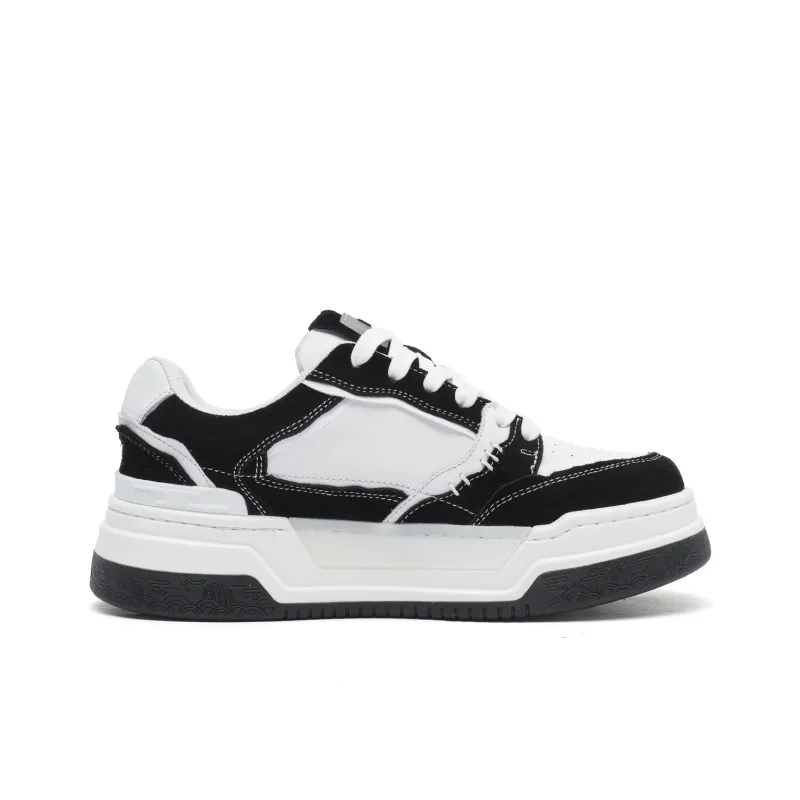 Lee Puffy Shoes Abrasion Resistant Breathable Height Increasing Low Top Skateboard Shoes Men's-2
