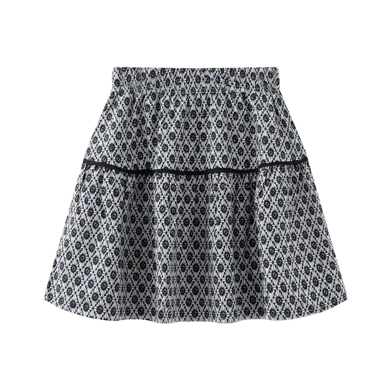 Jonah Anda Casual Short Skirts Women's Black-0