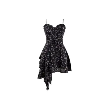 SECFLY OFFICIAL Slip Dress Women's Black