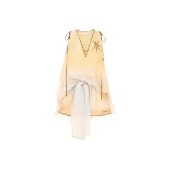 Zimmermann Balance Plunge Mini Dress