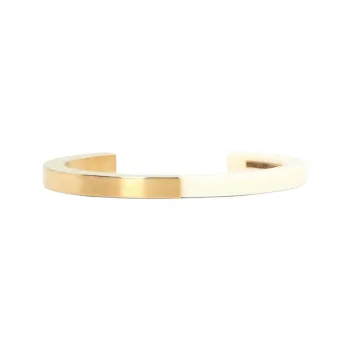 SAINT LAURENT Duet Debossed logo Bracelet