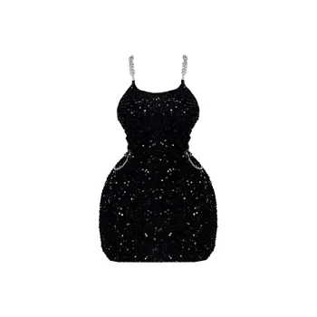 ONNFB Slip Dresses Women's Black
