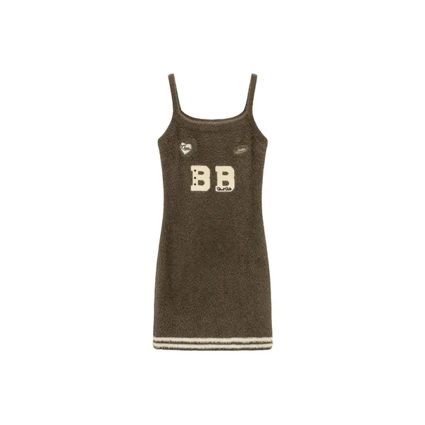 CHUU Slip Dresses Women's Mustard Green-0