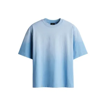 H&M T Shirts Men Blue/gradient