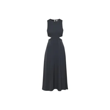 ARITZIA Babaton Cella Satin Dress Sleeveless Dress Women's Admiral/Admiral Color