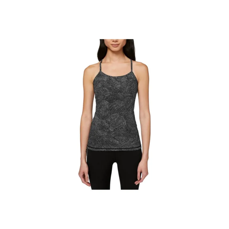 Lululemon Sleeveless Sports Shirts Women's Erlbis White Black-0
