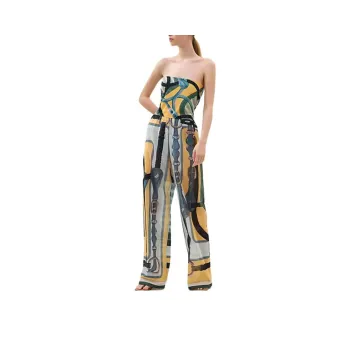HERMES Jumpsuits Women's Yellow