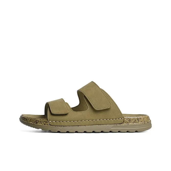 RED DRAGONFLY PU Polyurethane Slip Resistant Abrasion Resistant Slide Slippers Men's-4