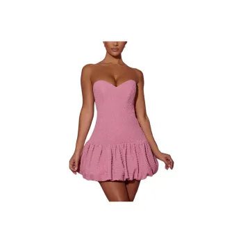 OH POLLY SS25 Lavinia Sleeveless Dress Women's Dusty Pink/Soft Pink
