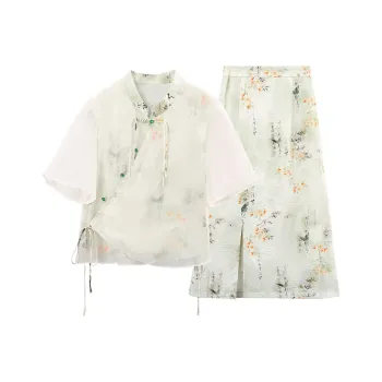 A Paradise For Awakening Skirt Set Women's Green
