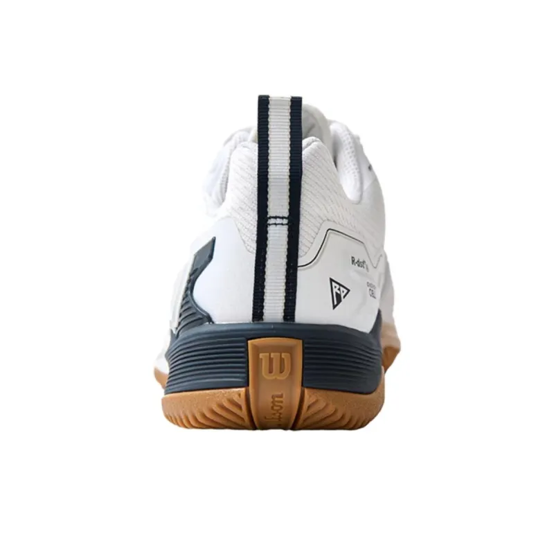 Wilson RUSH PRO 4.5 Anti Slip Wear Resistant Low Top Tennis Shoes Men's White Blue-4