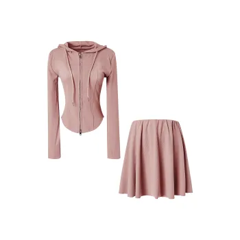 BEAUTIFUL CONFESSION Two Piece Skirt Sets Women's
