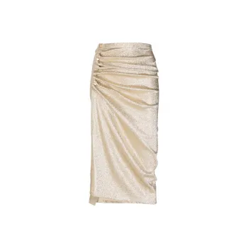 Paco Rabanne Glitter High Waist Skirt