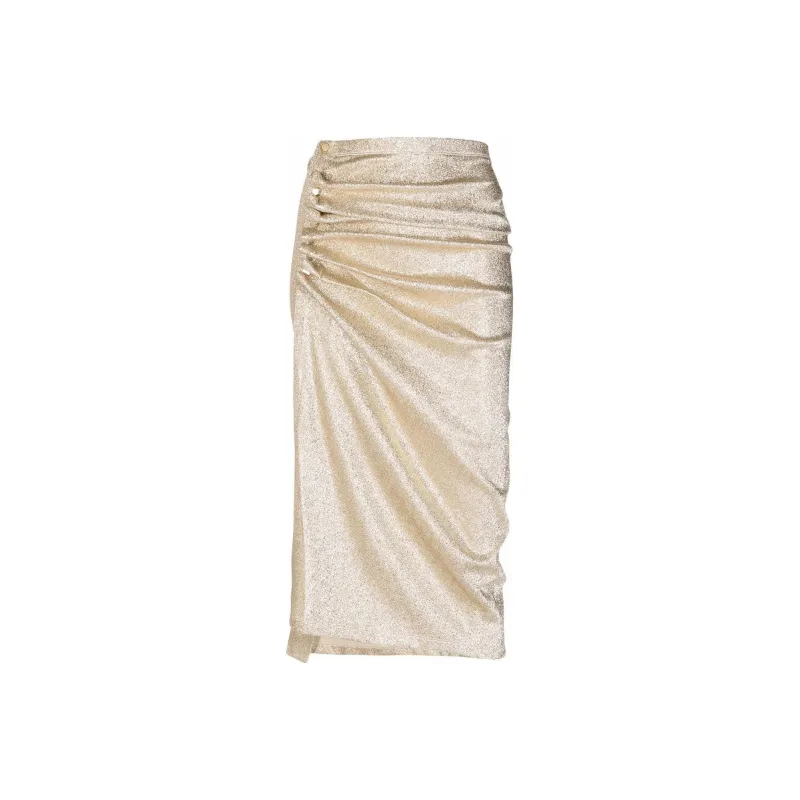 Paco Rabanne Glitter High Waist Skirt-0