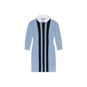 GUCCI x Adidas Long Sleeved Dress Women's Blue