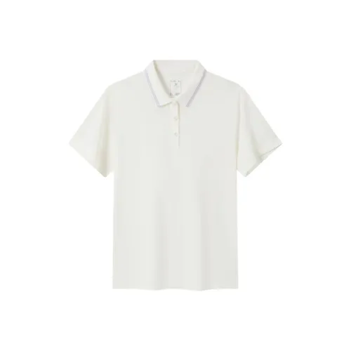 XTEP Polo Shirt Women's Minimalist White