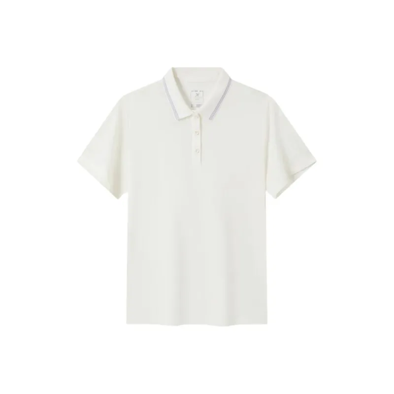 XTEP Polo Shirt Women's Minimalist White-0