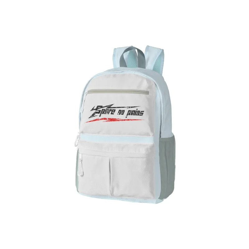FINITE LOOP Polyester Backpack Regular Unisex Pearl White-6