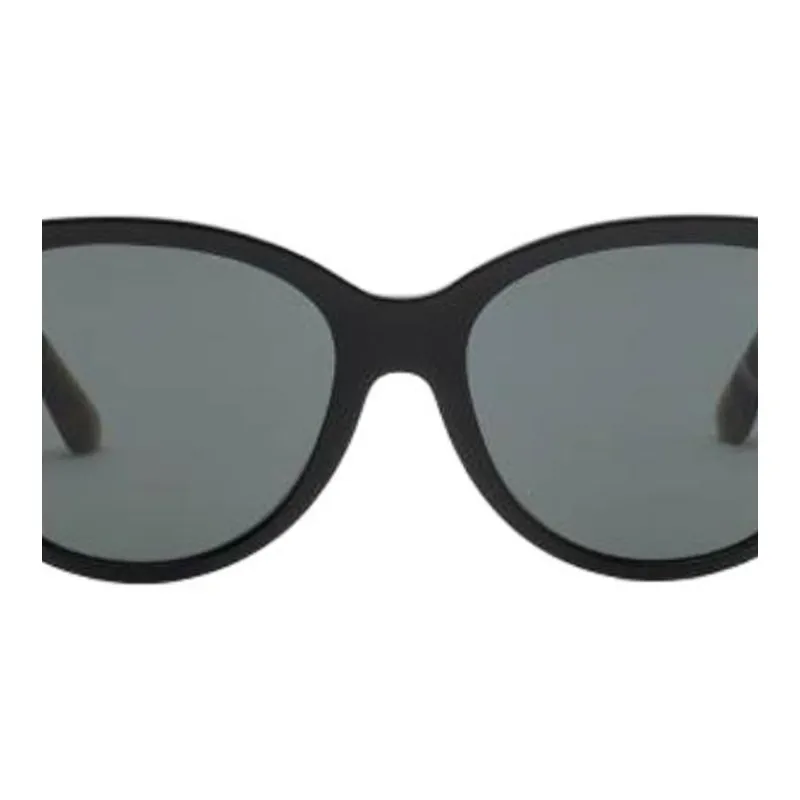 Burberry Acetate Round Sunglasses Women's Black-1