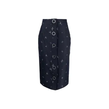 ARMANI EXCHANGE Casual Long Skirts Women's Blue