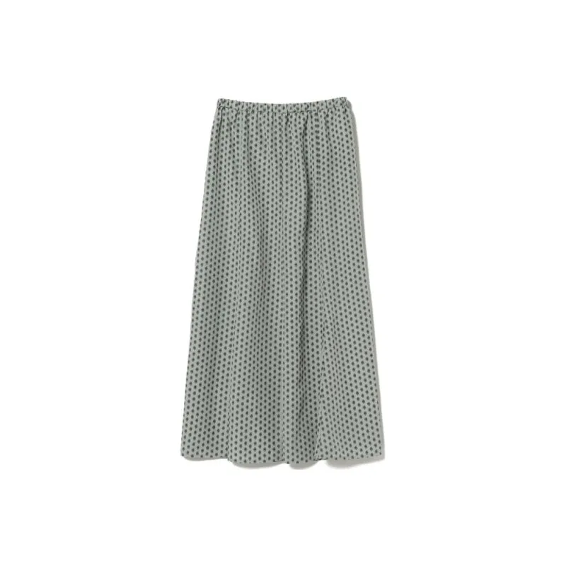 Beams Casual Long Skirts Women's Gray Black-0