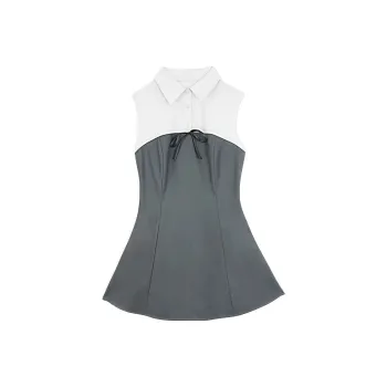 POPO.INFO Sleeveless Dress Women's Gray