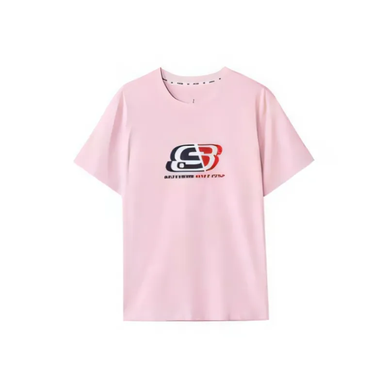Skechers T Shirt Unisex Chalk Pink 01SX-0
