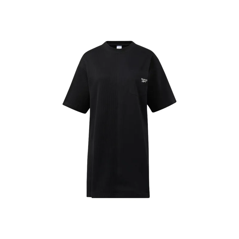 Reebok Classics T-Shirt Dress Short-Sleeved Dresses Women's Black-0