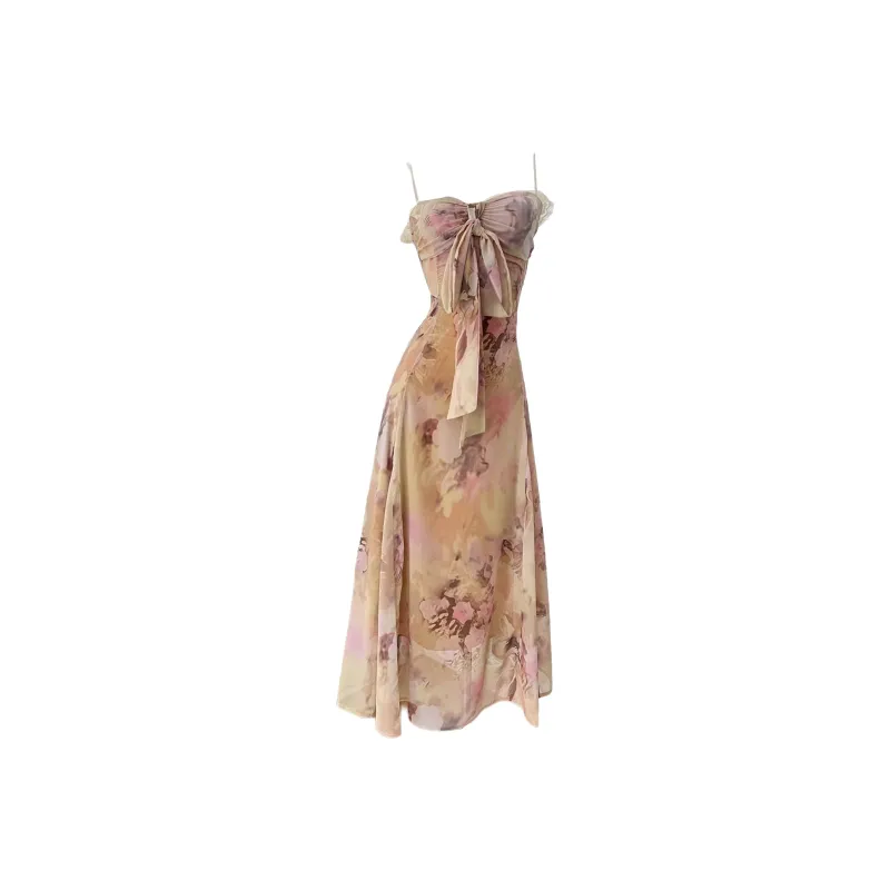 Mu Xiao Xin Slip Dresses Women's Image Color-0