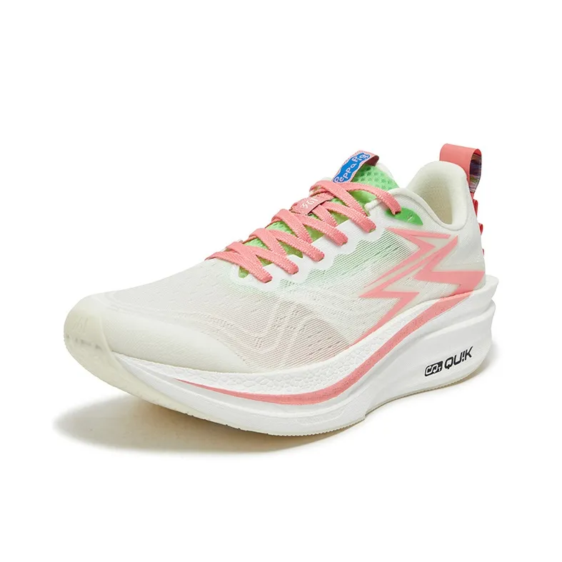 361° Flame 4MIX Cushioning, Slip Resistant, And Abrasion Resistant Low Top Casual Running Shoes Unisex Neon Light Coral-1