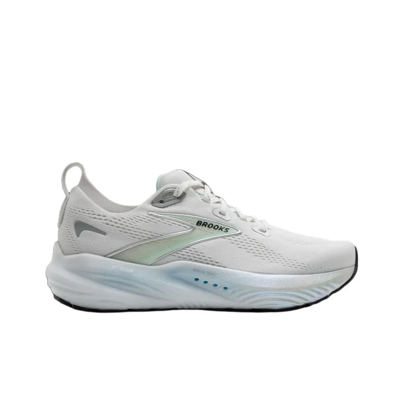 Brooks Glycerin 22 Cushioning And Breathable Low Top Running Shoes Women's Pearl White-1