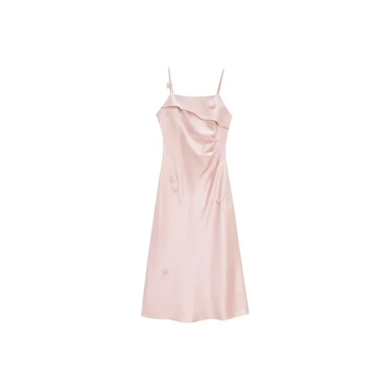 Love To Serve Slip Dress Women's Pink-0
