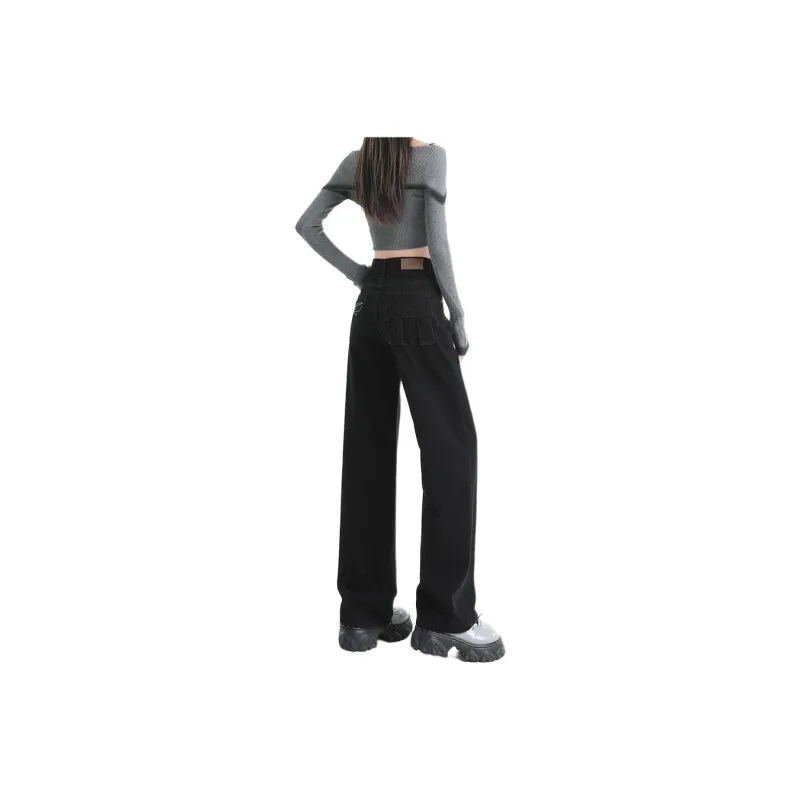 Concubine Zhu Jeans Women's Black-0