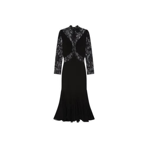 Givenchy SS25 Long Sleeved Dress Women's Black