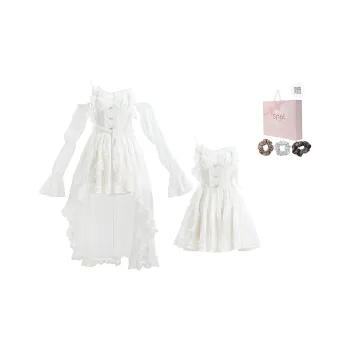 SNBL Slip Dresses Women's White