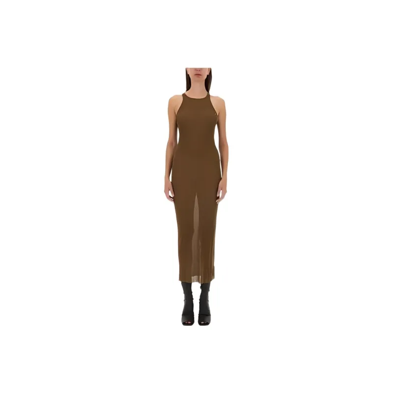 RICK OWENS/RO Sleeveless Dress Women's Brown-0