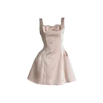 QYPRF Slip Dresses Women's Pink