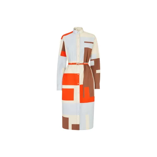 FENDI Long Sleeved Dresses Women's Multicolor