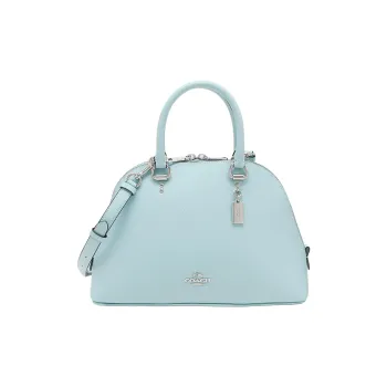 COACH KatySATCHEL Leather Handbag Women's Blue
