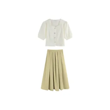 Icicofficial Two Piece Skirt Sets Women's