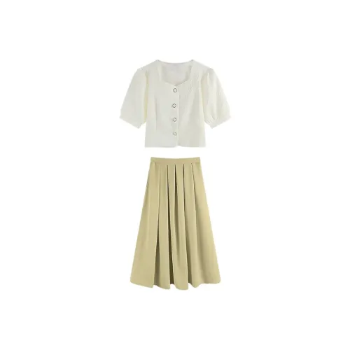 Icicofficial Two Piece Skirt Sets Women's