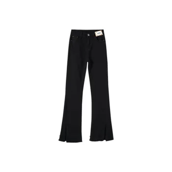 OUNIXUE Jeans Women's Black